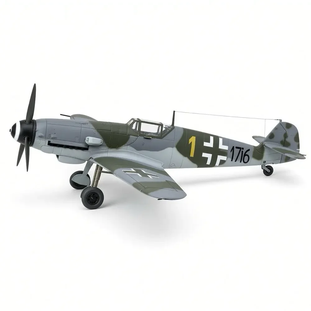 New-Ray Messerschmitt Bf 109 Plastic 1:48 Scale WWII German Fighter Model Toy